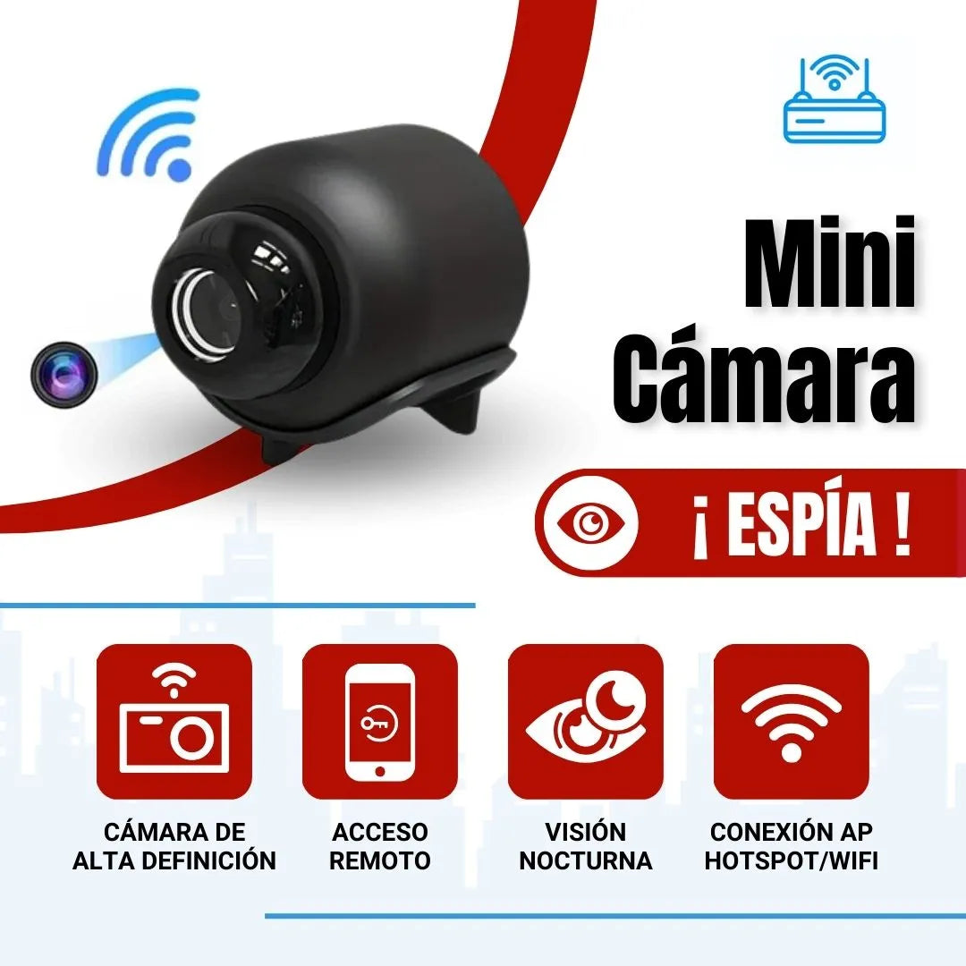 SunCam™  Bank Solar+ Mini Camara HD